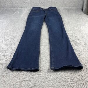 American Eagle Kick Boot Jeans Womens 6 Regular Dark Wash Next Level Stretch